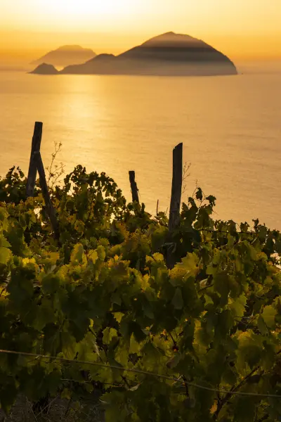 Salina, mare e vulcani